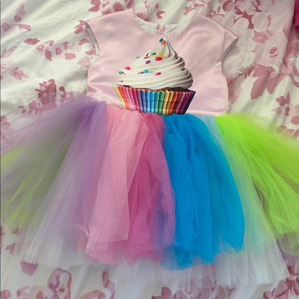 Colorful Cupcake sprinkle tulle Dress